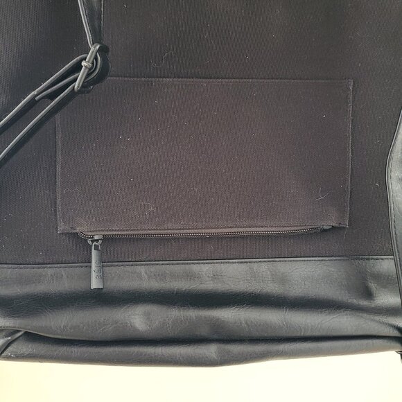 Beis Black Convertible Backpack Crossbody Travel Bag